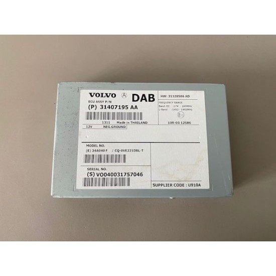 Modul DAB audio Volvo V40 31407195 31328586 