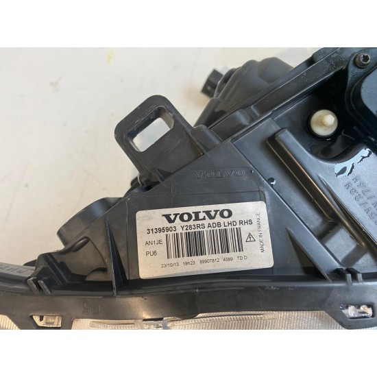 Right headlight xenon 8 pins LHD VOLVO S60 V60 FACELIFT 2014+ 31395903 31698819 