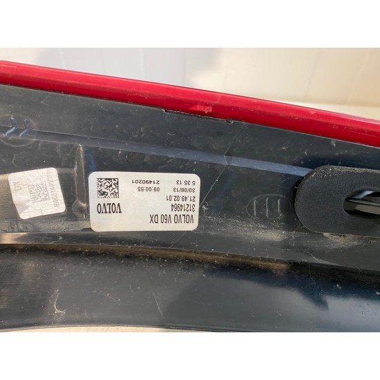 Rear right taillight Volvo V60 2014-2018 31214964 31395929