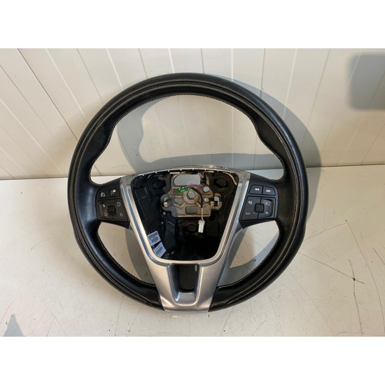 Steering wheel leather with chrome VOLVO S60 V60 V40 XC70 31250592 31390121 31470183