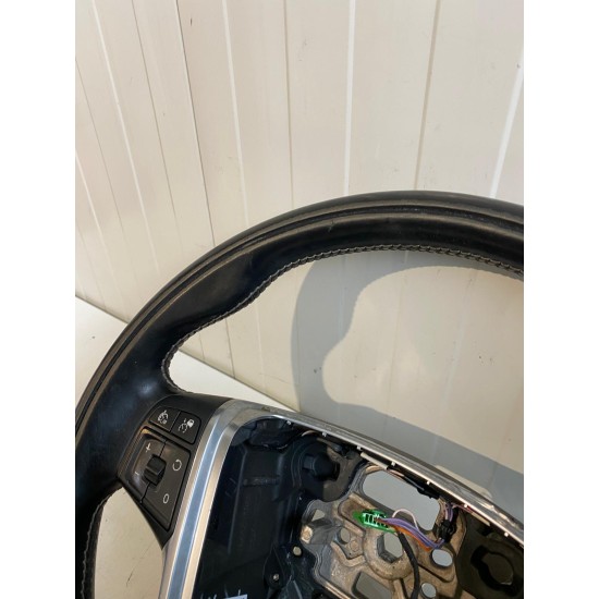 Steering wheel leather with chrome VOLVO S60 V60 V40 XC70 31250592 31390121 31470183