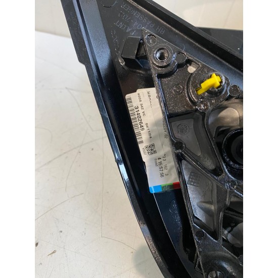 Right rear view mirror foldable with light electroheliomate VOLVO V60 2014+ 31371242 31402649