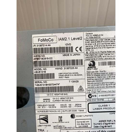 CD Player navigation Volvo S60 V60 XC60 XC70 V40 V70 S80 31357214 31357225 36050606