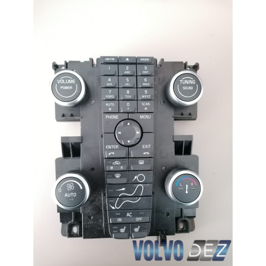 Heater control panel VOLVO S40 V50 V70 XC70 31324237