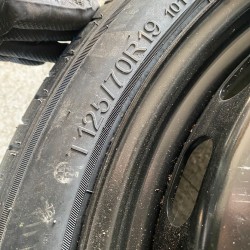 Spare tire T125/70R19 Volvo XC90 XC60 S60 V602015-2022 31680220 31660976