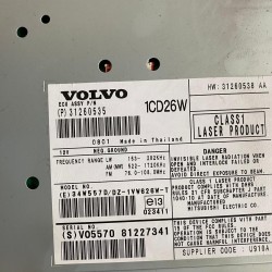 Radio cd player VOLVO XC90 2003-2008 31260535 31260538 36050348
