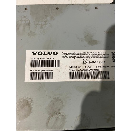 Radio audio amplifier Volvo XC60 V90CC S90 XC90 V90 2018 32212303 36003061 36012702 36011824 Radio audio amplifier Volvo XC60 V90CC S90 XC90 V90 2018 32212303 36003061 36012702 36011824