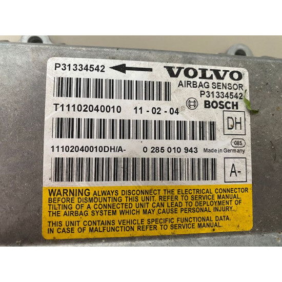 Calculator Airbag Volvo S60 31334542