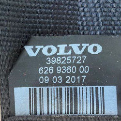 Rear right seatbelt Volvo XC90 2015-2020 39825727 