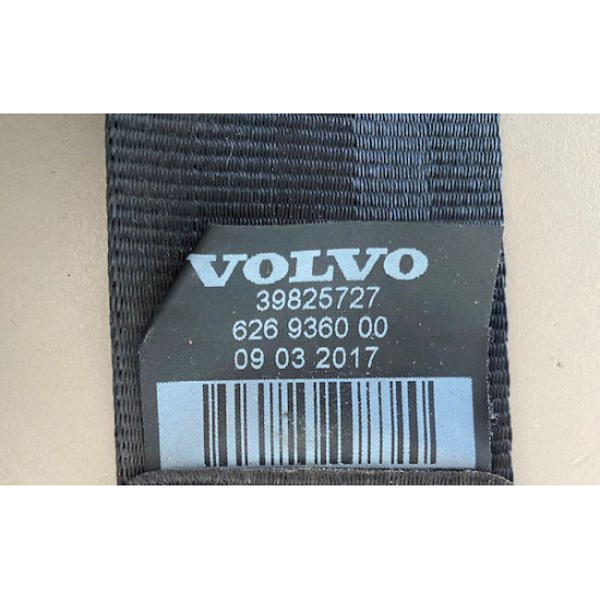 Rear right seatbelt Volvo XC90 2015-2020 39825727 