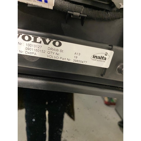 Frame roof hatch glass sunroof front and rear VOLVO XC60 39855477 31442190 31402033 31402034 Frame roof hatch glass sunroof front and rear VOLVO XC60 39855477 31442190 31402033 31402034