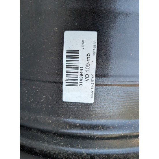 1x Janta BOR 19" Volvo XC60 XC70 XC40 S90 V90 S80 V70 S60 V60 CC 31439441 / 31381280 