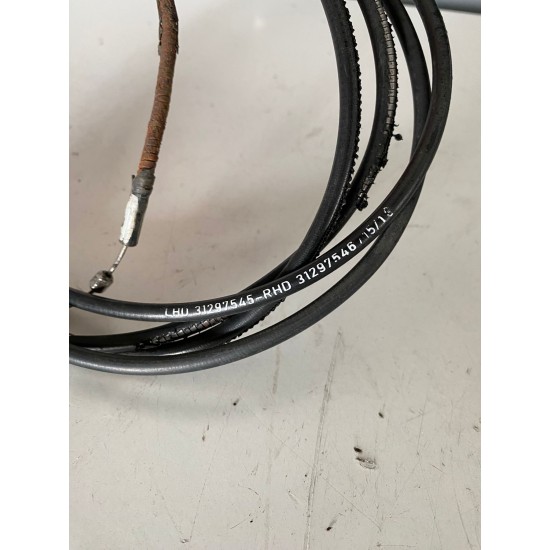 Engine bonnet/hood lock release cable Volvo XC60 2013-2017 31297546 31297545