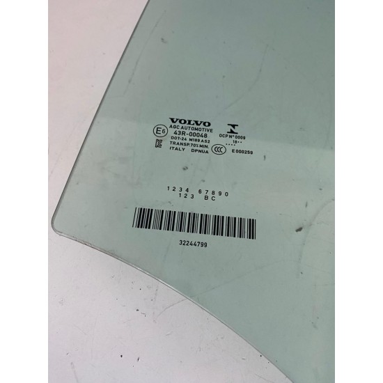 Rear right side door glass VOLVO XC40 2018+ 32244799