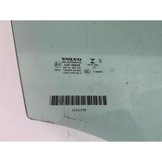 Front right side door glass Volvo XC40 2018+ 32244798