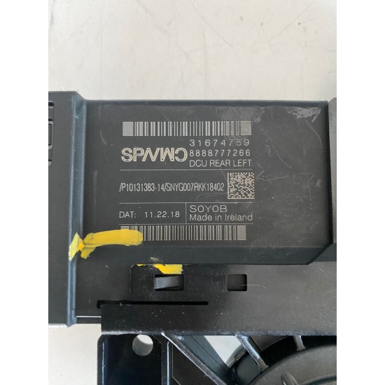 Left Rear door window regulator VOLVO XC40 XC90 S90 V90 XC60 V60 2015+ 31674759 31349758 32283266