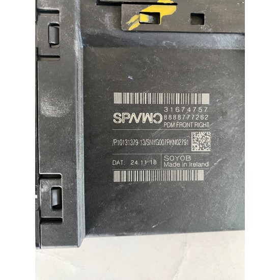 Front Right Window Regulator Motor VOLVO XC90 XC60 S60 V60 S90 V90 XC40 2018+ 31674757 31440412 Front Right Window Regulator Motor VOLVO XC90 XC60 S60 V60 S90 V90 XC40 2018+ 31674757 31440412