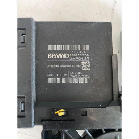 Front left door module motor VOLVO XC60 XC40 XC90 V90 S90 2018+ 31674755 31349756 Front left door module motor VOLVO XC60 XC40 XC90 V90 S90 2018+ 31674755 31349756