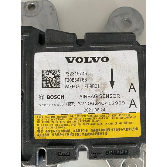 Modul senzor airbag Volvo S60 V60 V60CC 2019+ 31476261 32315746