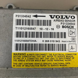 Calculator airbag SRS Volvo S60 V60 XC60 S80 XC70 V70 31334542
