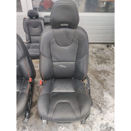 Interior piele cu cusatura portocalie VOLVO V40 V40CC 2012-2018