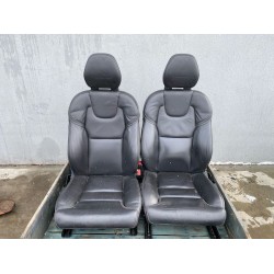 Interior piele negru cu cusatura VOLVO V90 2017-2023 