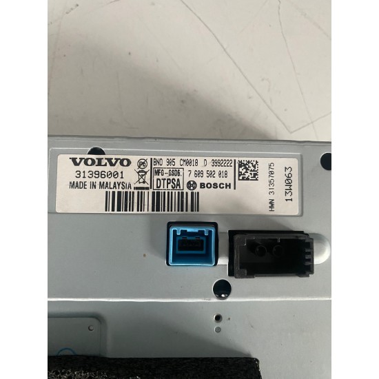 Display radio Volvo V60 S60 XC60 2011-2013 31396001 31357075 36001980 Display radio Volvo V60 S60 XC60 2011-2013 31396001 31357075 36001980
