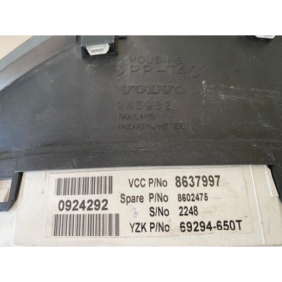 Ceas de bord Diesel/km Volvo S60 S80 V70 XC70 2002 8637997