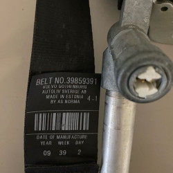 Rear Left Seat Belt Volvo V70 XC70 2008-2013 39859391