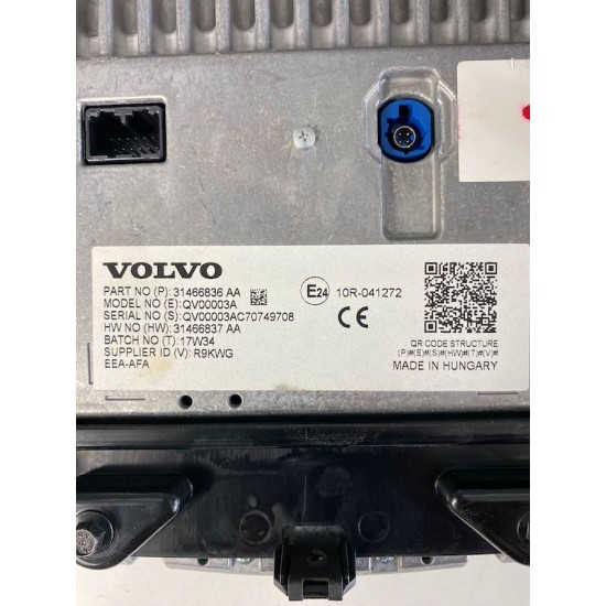 Centre console display Volvo XC60 XC90 S90 V90 31466836 36010560