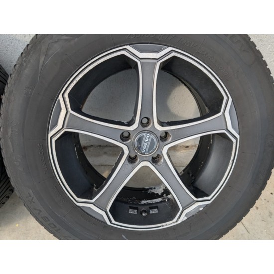 Janta 5 spite 17" 5x108 Volvo XC60 XC70 + anvelope M+S 235/65R18 TIGAR 2021 KBA 47522