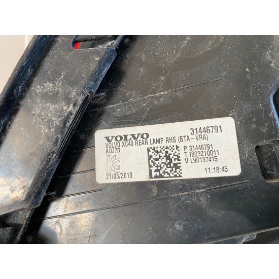 Stop dreapta Volvo XC40 2018+ 31446791