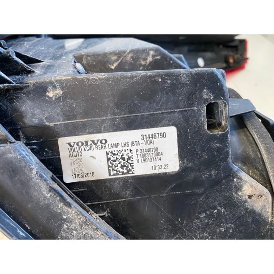 Taillight Left Volvo XC40 2018+ 31446790