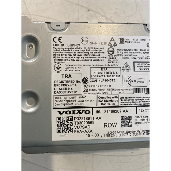 Magazie CD Radio CD Player VOLVO XC40 2018 32218911 31466207 36010346