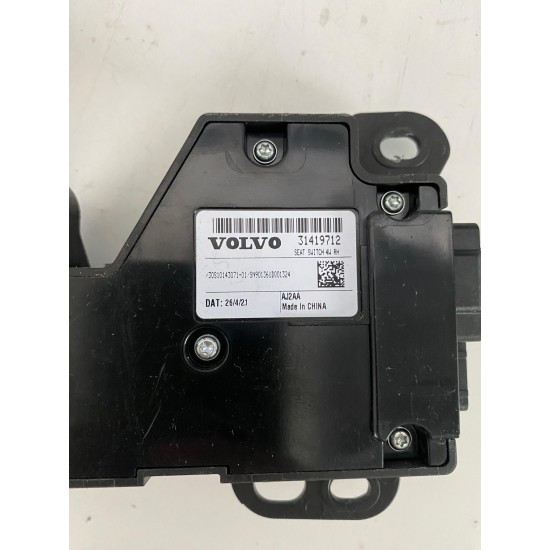 Control panel seat control switch front right VOLVO XC60 XC90 V90 V90CC V60 V60CC 31419712