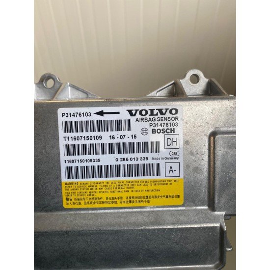Airbag control unit SRS Volvo S60 V60 XC60 S80 XC70 V70 31476103