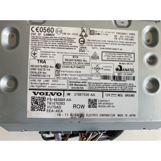 Magazie cd radio Volvo XC90 S90 V90 V90CC 31483889 31667536 36003119 36011856