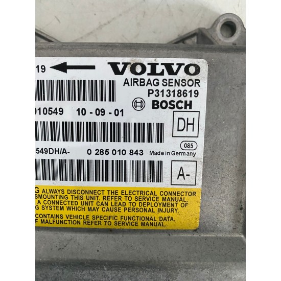 Airbag control unit SRS Volvo S60 V60 XC60 S80 XC70 V70 31318619 31658440
