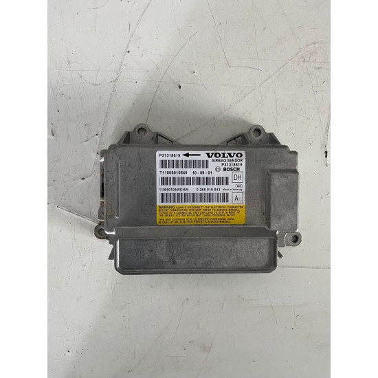 Airbag control unit SRS Volvo S60 V60 XC60 S80 XC70 V70 31318619 31658440 Airbag control unit SRS Volvo S60 V60 XC60 S80 XC70 V70 31318619 31658440