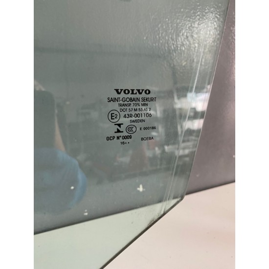 Front left window glass VOLVO XC90 2016-2023 32244971