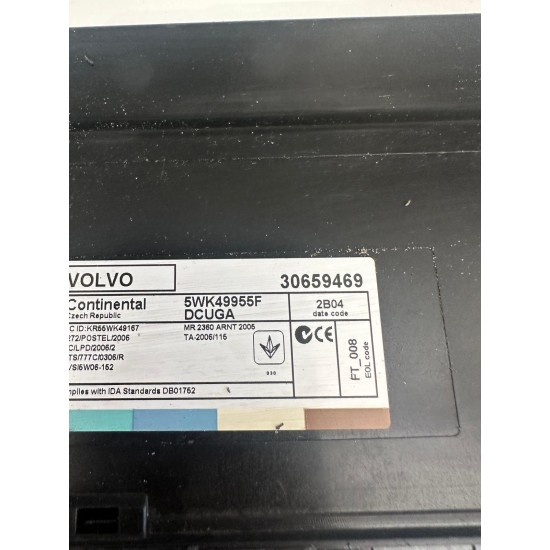 Control module keyless Volvo V40 S60 V60 30659469