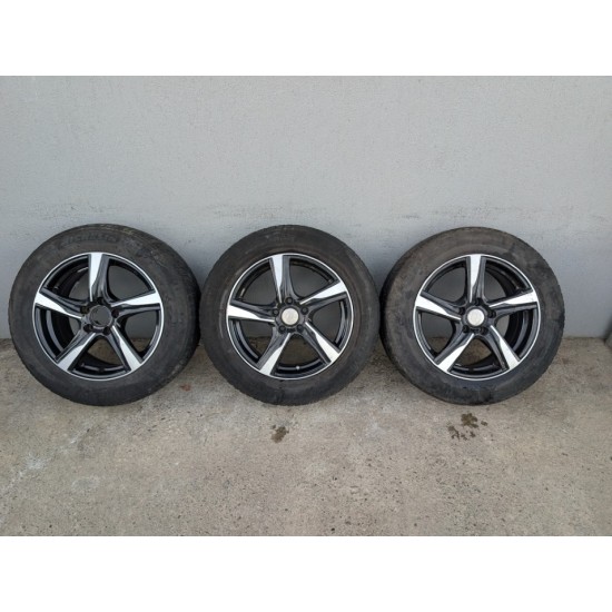 1x Volvo Wheel IXION 1 16" Rim 5×108 Alloy S40 V50 V40 C30 C70 S60 V60 tires 205/60R16 Michelin