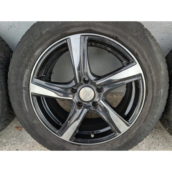 1x Volvo Wheel IXION 1 16" Rim 5×108 Alloy S40 V50 V40 C30 C70 S60 V60 tires 205/60R16 Michelin