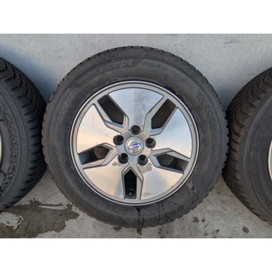 1x Volvo OEM Wheel LIBRA 15" Rim S40 V50 V40 C30 C70 S60 V60 tires 195/65R15 Hankook 31255812 