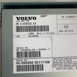 Module audio Volvo V60 S60 V40 S80 V70 31409935