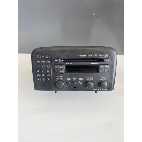 Casetofon unitate radio CD player Volvo S80 2000-2004 8651148 HU-801