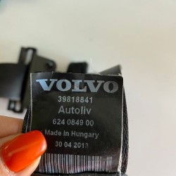 Front left seatbelt Volvo S60 V60 2014+ 39818841