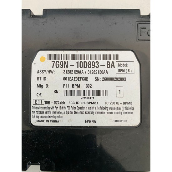 Modul control bluetooth VOLVO V70 S80 XC60 31282129 31282130 7G9N-10D893-BA 31310713 