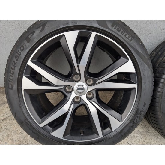 Janta 5 spite 18" Volvo S60 V60 S90 V90 XC60 XC40 anvelope 235/45R18 Pirelli 31471482