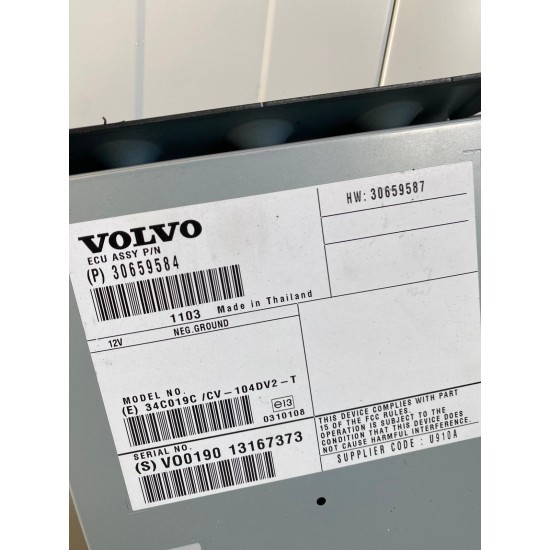 Audio sound amplifier Volvo XC60 2009-2017 30659584 30659587 30659596 36001561